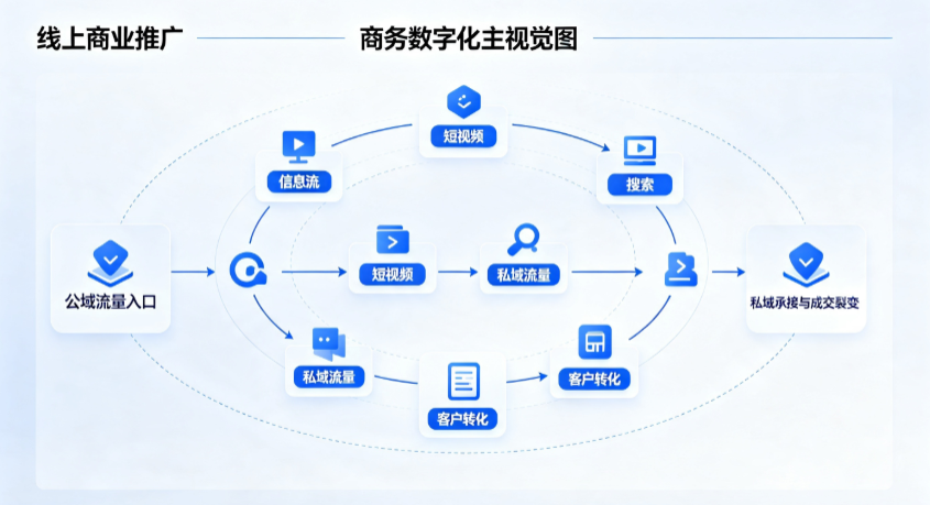定南县线上商业推广怎么做？全域流量闭环搭建与低成本转化实战指南
